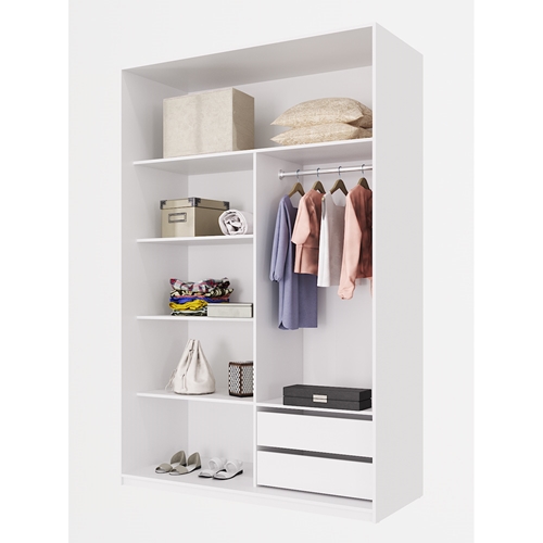 ארון הזזה 150 ס"מ עם דלתות זכוכית שוהם HOME DECOR