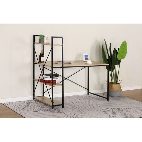 שולחן עבודה עם מדפי אחסון צדדיים DNA COMFORT