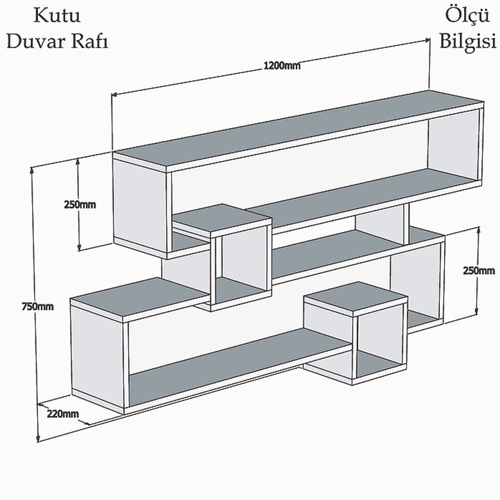 מדף מעוצב דגם Karen מבית HOMAX