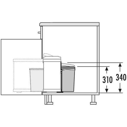 פח אשפה למטבח