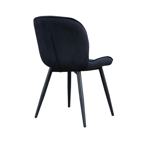 זוג כיסאות לפינת אוכל בד קטיפתי ויסטה HOME DECOR