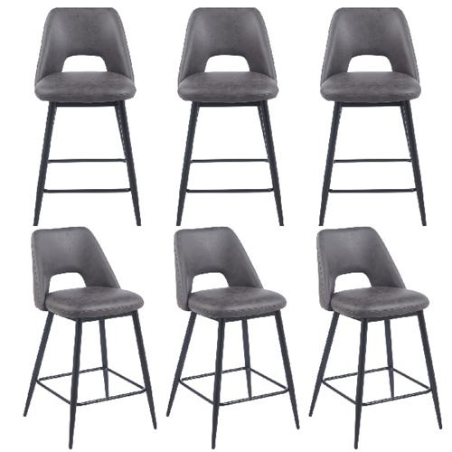 סט 6 כיסאות בר דגם ליאו בר LEONARDO