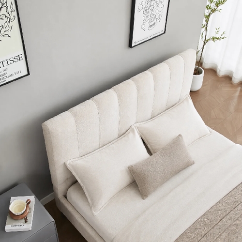 מיטה וחצי 120×190 דגם נעמה 120 קרם HOME DECOR