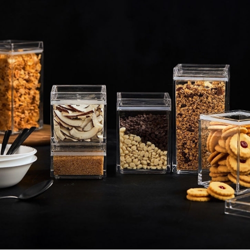 קופסת אחסון שקופה קליר 790 מ"ל