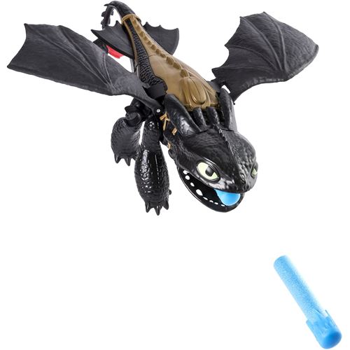 הדרקון הראשון שלי - דרקון שום שן Toothless Dragon יורה חצ...