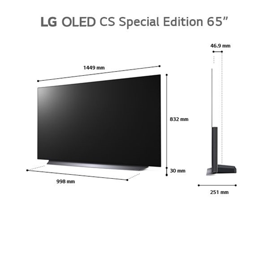 טלוויזיה חכמה בגודל 65 אינץ' LG OLED65CS6LA