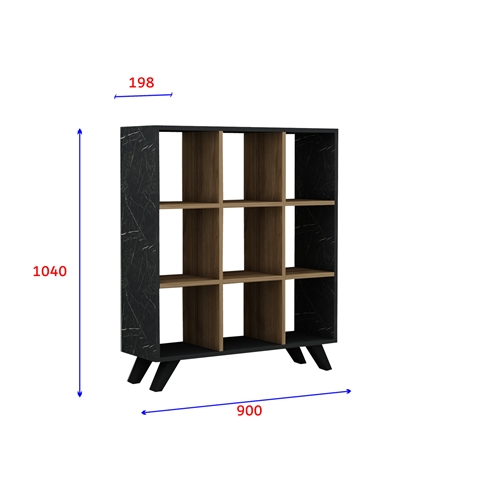 כוורת 9 תאים בגוון אורן אטלנטי שקמה TUDO DESIGN