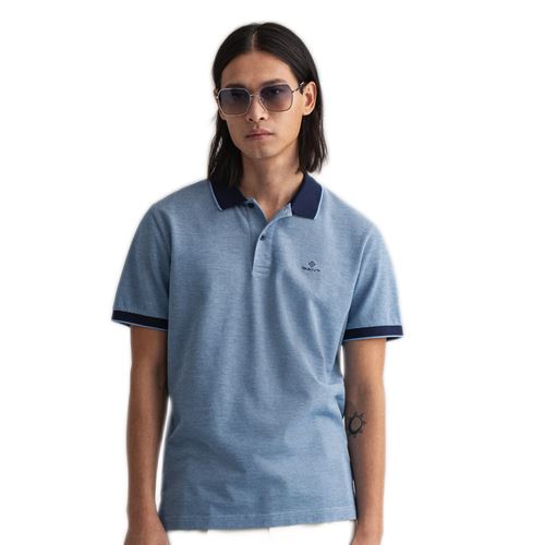 חולצת פולו Gant לגברים דגם Oxford Pique SS Rugger