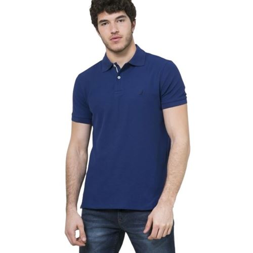 חולצת פולו Nautica לגברים גזרת Classic Fit