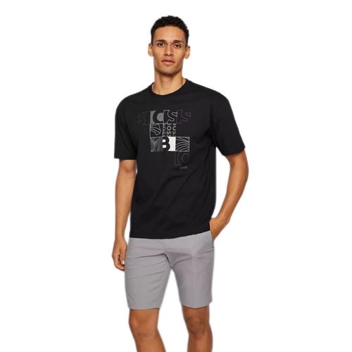 טי שירט HUGO BOSS לגברים דגם COTTON-JERSEY LOGO