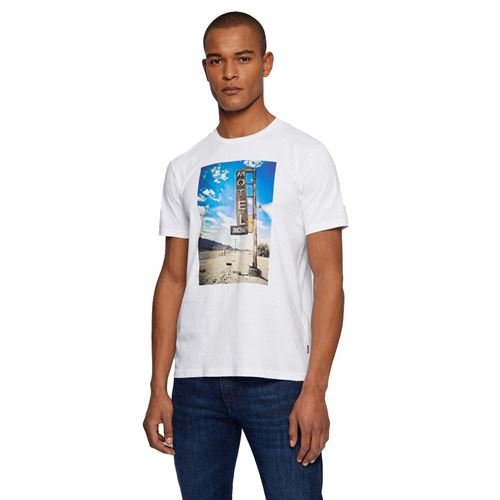 טי שירט Hugo Boss לגברים דגם Coltton Jersey Regular-Fit