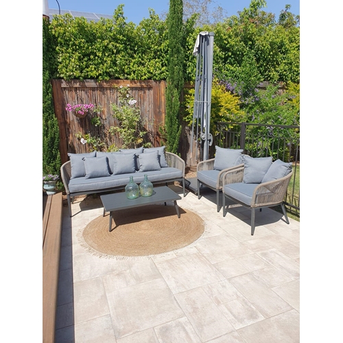 סט גינה דגם ROME בצבע אפור מבית דאבל DOUBLE