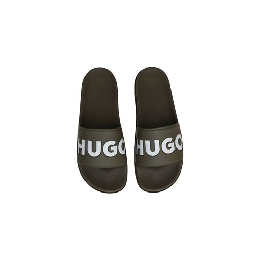 כפכפים עם לוגו Hugo Boss לגברים בדגם Italian Made Match I...