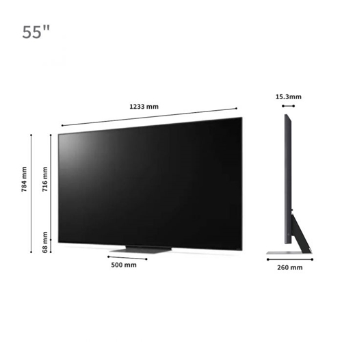 טלוויזיה "55 SMART TV 4K QNED דגם LG 55QNED816RA