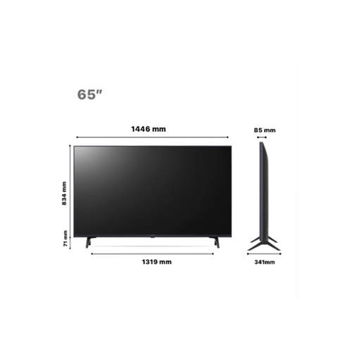 טלוויזיה חכמה 65 אינץ' 4K LG UHD דגם 65UR73006LA