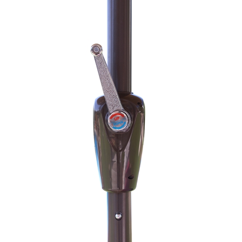 שמשית צד רפיה דמוי קש אלומיניום 2.7 מטר דגם סיישל