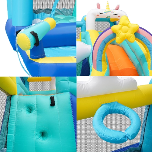 מתקן מתנפח עם מגלשה דגם Doctor Dolphin DD-73056T