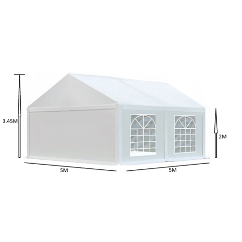 אוהל לאירועים פרימיום מידות 5*5 מבית PRO-TENT