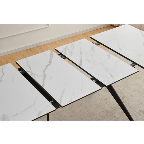 שולחן אוכל נפתח דגם סנטוריני 120 HOME DECOR