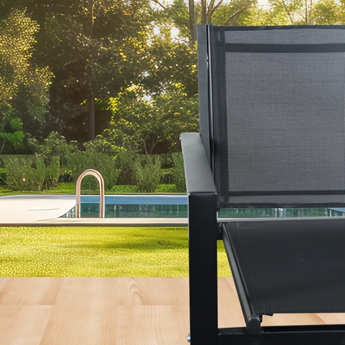 מערכת ישיבה לגינה מונקו גוון שחור PLAYA