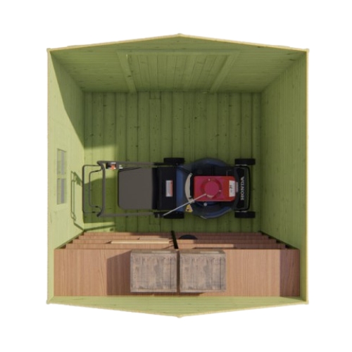 מחסן עץ 1.82X1.88 Hugo מטר Tuindeco