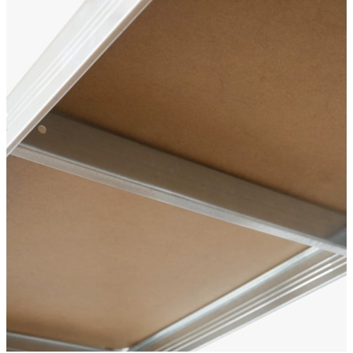 כוננית מתכת עם 5 מדפים בגוון כסוף