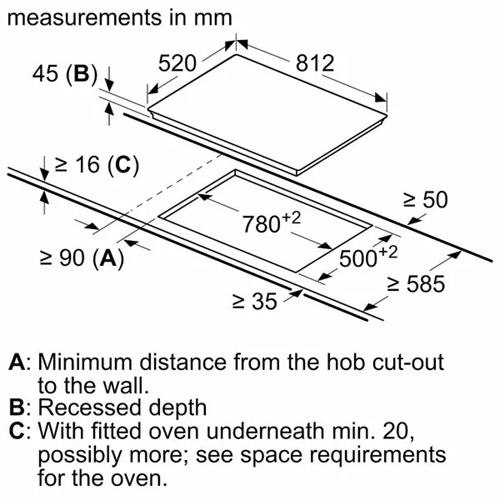 כיריים קרמיות 80 ס"מ דגם SIEMENS ET875LMP1D סימנס