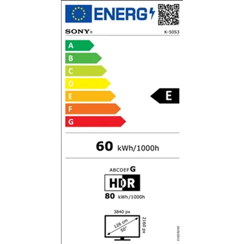 טלוויזיה "50 Google Tv 4K דגם SONY K50S35B BRAVIA