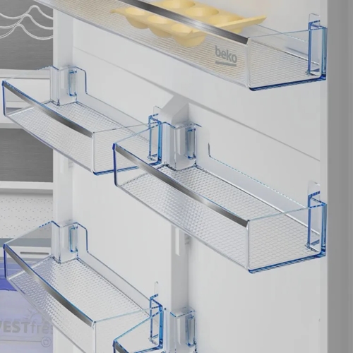 מקרר אינטגרלי 370 ליטר דגם BEKO BCNE400E50SHN