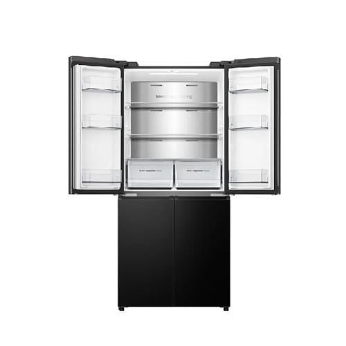מקרר 4 דלתות הפוך נפח 483 ליטר דגם HISENSE RQ58BS