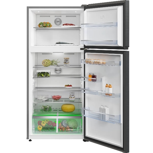 מקרר מקפיא עליון 630 ליטר BEKO RDNE6543XR מושחרת