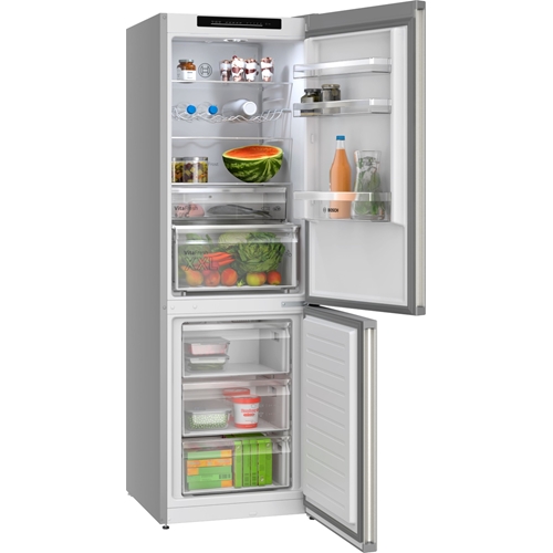 מקרר מקפיא תחתון 321 ליטר דגם BOSCH KGN362IDF בוש