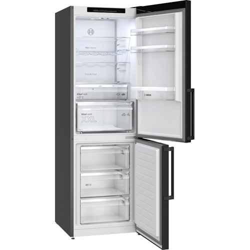 מקרר מקפיא תחתון 321 ליטר דגם BOSCH KGN36VXCT בוש