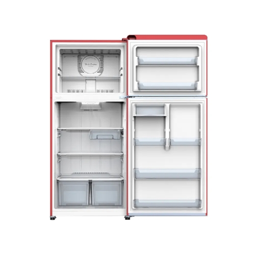 מקרר מקפיא עליון רטרו 518 ליטר MBR-640FF RED אדום