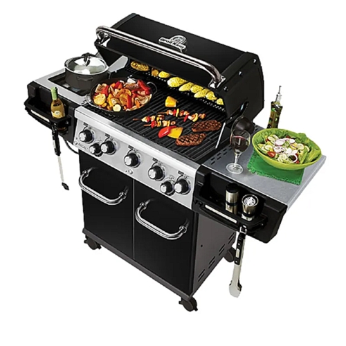 גריל גז 5 מבערים כולל כירת צד BROIL KING RIGAL 590