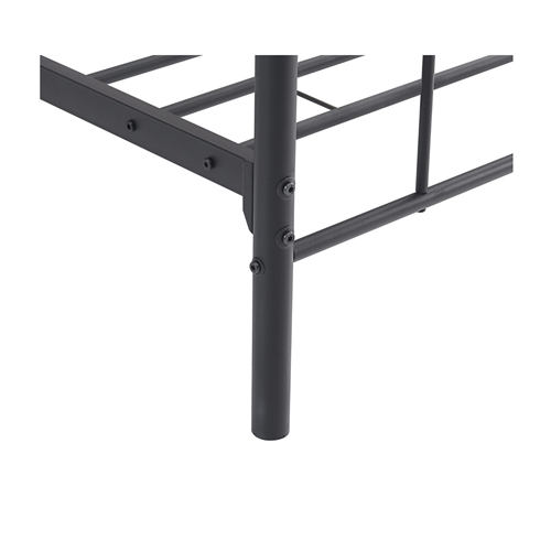 מיטת יחיד ממתכת 90/190 ס"מ שחור לירז TUDO DESIGN