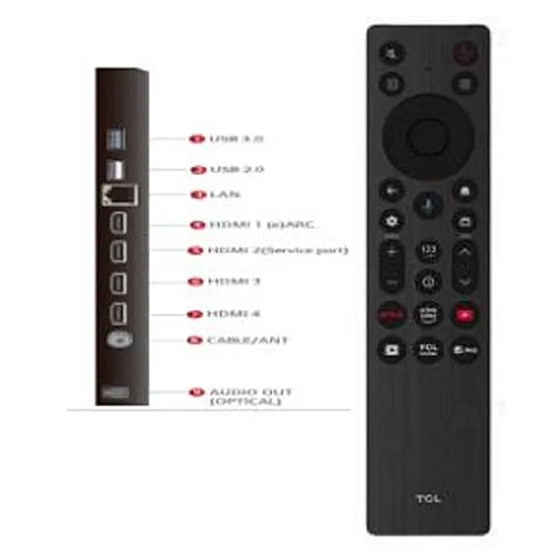טלוויזיה חכמה "85 TCL 85P8L 4K Premium QD-Mini LED
