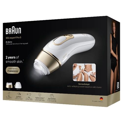 מכשיר להפחתת שיער לצמיתות IPL 5 דגם BRAUN 5221