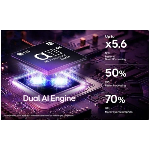 טלוויזיה חכמה "65 LG OLED65CS6VA 4K webOS26 evo C6