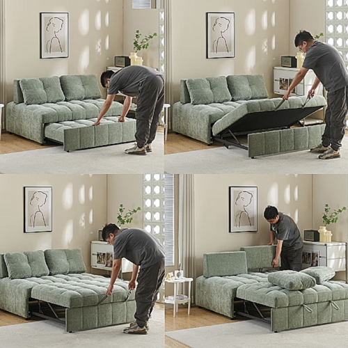 ספה נפתחת למיטה זוגית 160/190 דגם טובי HOME DECOR
