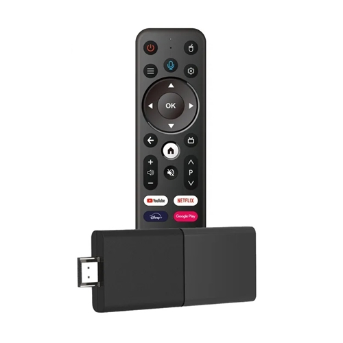 סטרימר ANDROID TV STICK שלט חכם כולל מגוון תוכנות
