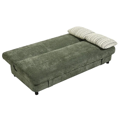 ספה מעוצבת נפתחת למיטה רחבה אואזיס ירוק HOME DECOR