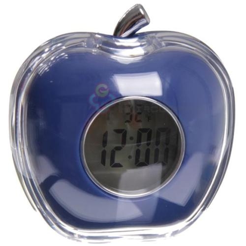 שעון מעורר בעיצוב תפוח מקריא את השעה ומודד טמפ'