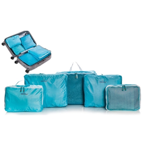 סט 5 חלקים לארגון המטען במזוודה בצורה חכמה ונוחה