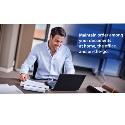 סורק מסמכים וכרטיסים נייד בחיבור USB למחשב