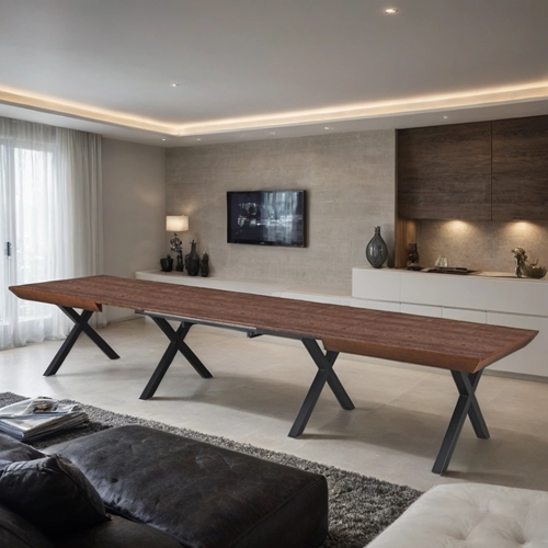 שולחן פינת אוכל מלבני נפתח דגם טיטאניק LEONARDO