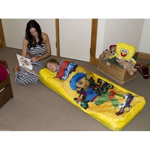 מזרן ילדים מתנפח עם שמיכה וכרית ונוחות מירבית