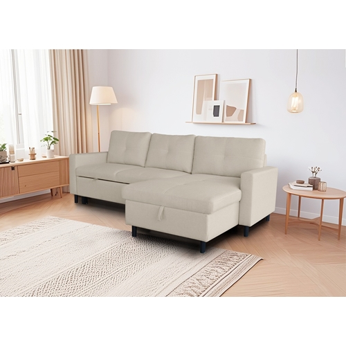 סלון פינתי נפתח למיטה זוגית דגם זולה LEONARDO