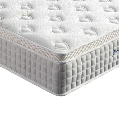 מזרן קפיצים מבודדים+בד במבוק אוורירי ולטקס SPA