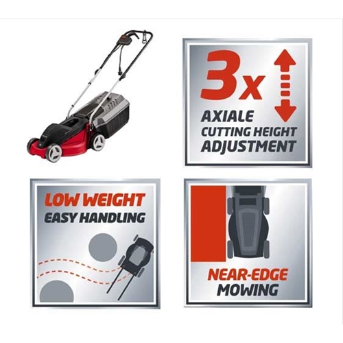 מכסחת דשא חשמלית בהספק של 1000W